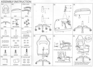hoja de instrucciones de montaje silla F36